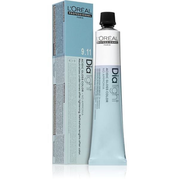 L’Oréal Professionnel L’Oréal Professionnel Dia Light permanentna barva za lase brez amoniaka odtenek 9.11 50 ml