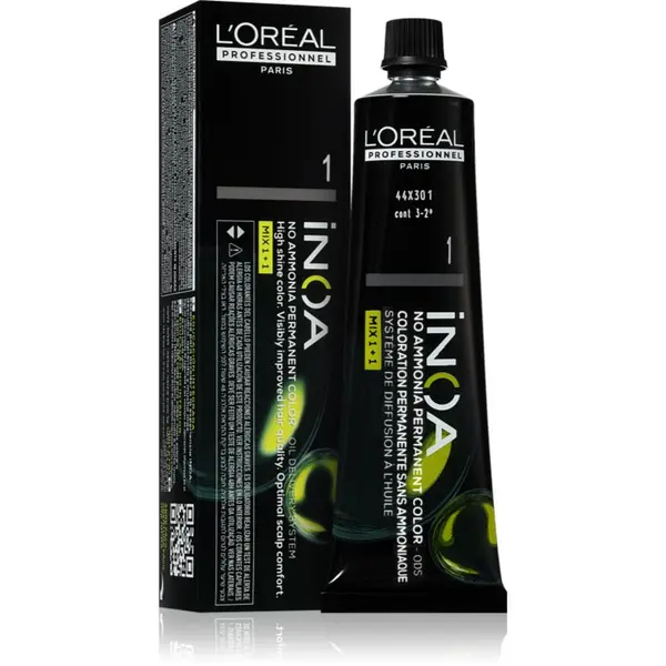 L’Oréal Professionnel L’Oréal Professionnel Inoa permanentna barva za lase brez amoniaka odtenek 1 60 ml