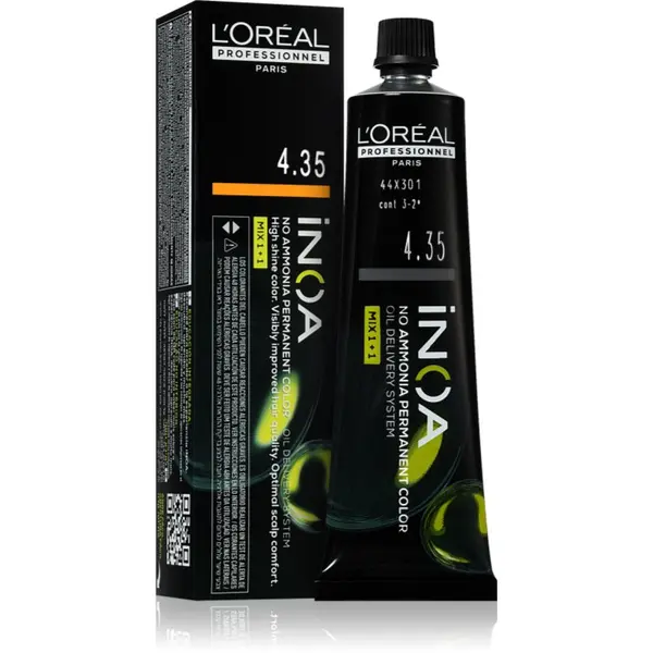 L’Oréal Professionnel L’Oréal Professionnel Inoa permanentna barva za lase brez amoniaka odtenek 4.35 60 ml