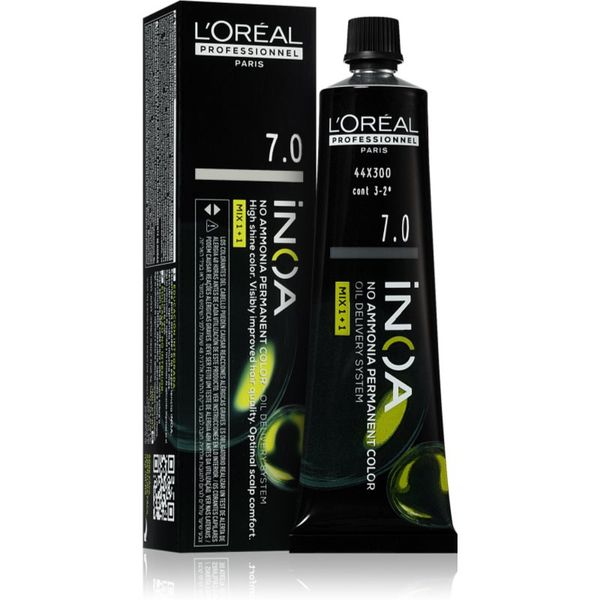L’Oréal Professionnel L’Oréal Professionnel Inoa permanentna barva za lase brez amoniaka odtenek 7.0 60 ml