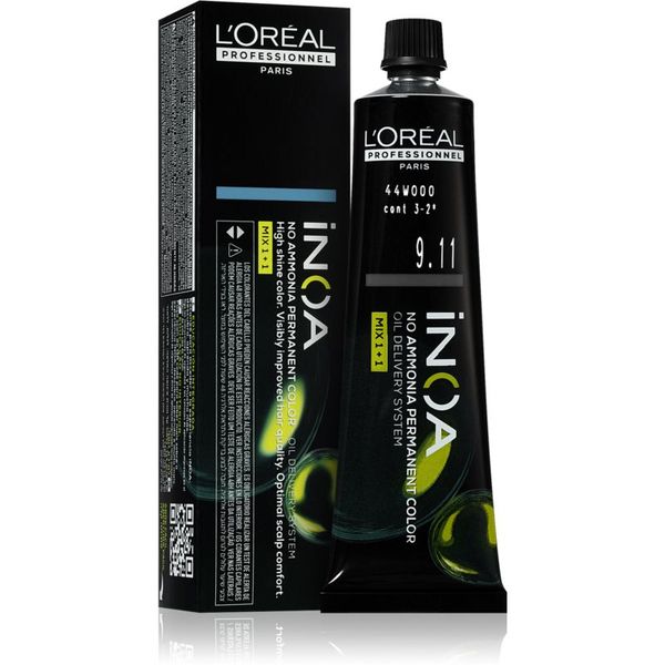 L’Oréal Professionnel L’Oréal Professionnel Inoa permanentna barva za lase brez amoniaka odtenek 9.11 60 ml