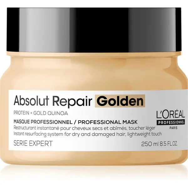 L’Oréal Professionnel L’Oréal Professionnel Serie Expert Absolut Repair Golden regeneracijska maska za suhe in poškodovane lase 250 ml
