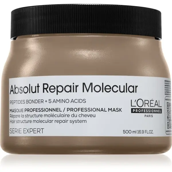 L’Oréal Professionnel L’Oréal Professionnel Serie Expert Absolut Repair Molecular globinsko krepilna maska za lase 500 ml
