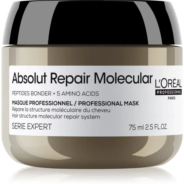 L’Oréal Professionnel L’Oréal Professionnel Serie Expert Absolut Repair Molecular globinsko krepilna maska za lase 75 ml