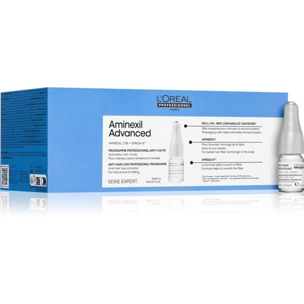 L’Oréal Professionnel L’Oréal Professionnel Serie Expert Aminexil Advanced ampule za okrepitev in rast las 42x6 ml