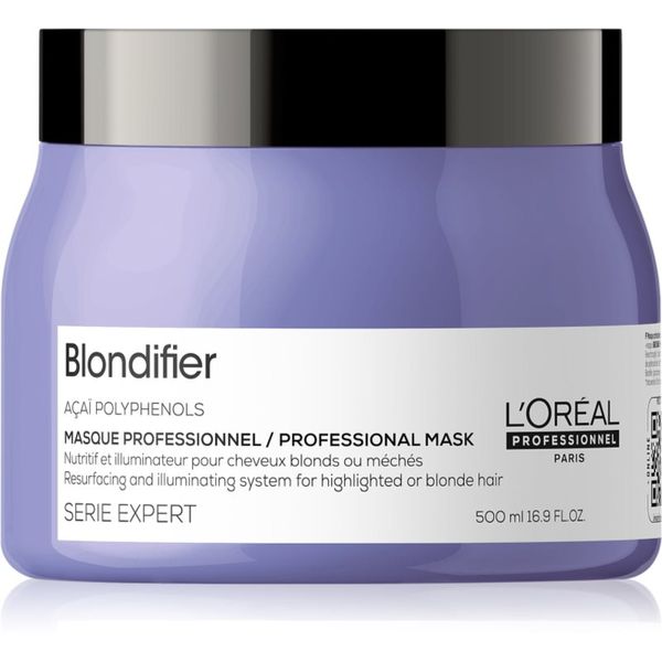 L’Oréal Professionnel L’Oréal Professionnel Serie Expert Blondifier regeneracijska in obnovitvena maska za blond lase in lase s prameni 500 ml