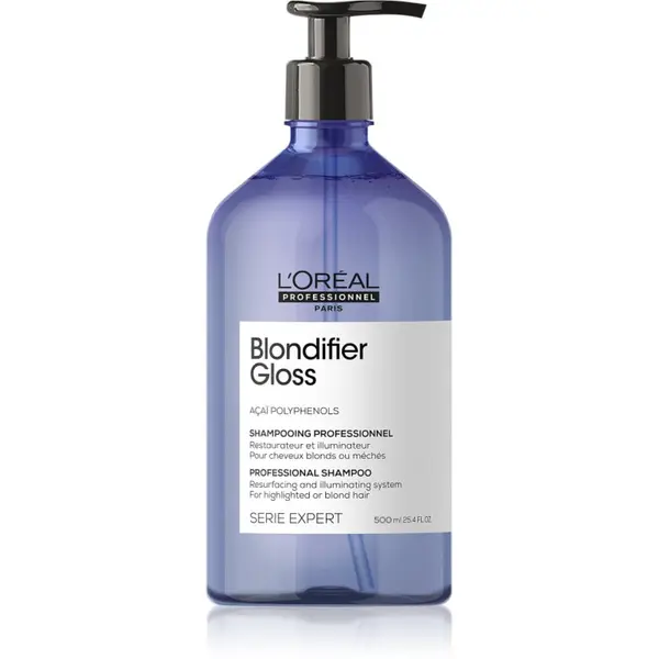 L’Oréal Professionnel L’Oréal Professionnel Serie Expert Blondifier regeneracijski šampon, ki lase naredi lepše za posvetljene, melirane hadne blond lase 500 ml