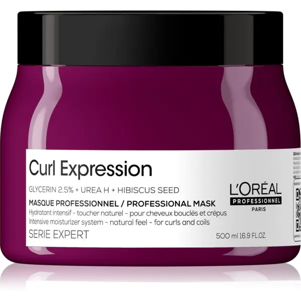 L’Oréal Professionnel L’Oréal Professionnel Serie Expert Curl Expression intenzivna vlažilna maska za valovite in kodraste lase 500 ml