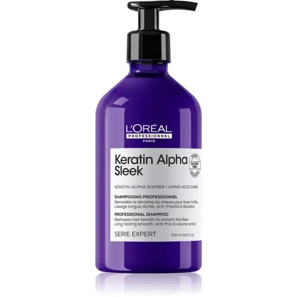 L’Oréal Professionnel L’Oréal Professionnel Serie Expert Keratin Alpha Sleek šampon za gladek videz las 500 ml