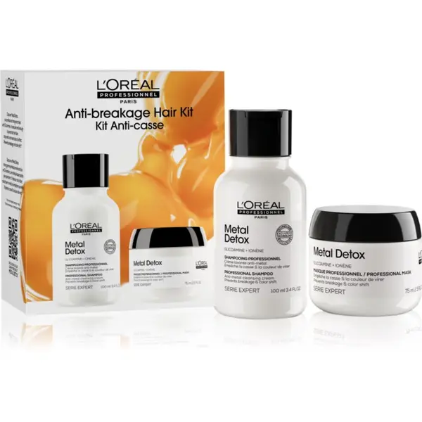 L’Oréal Professionnel L’Oréal Professionnel Serie Expert Metal Detox darilni set za barvane in poškodovane lase za ženske