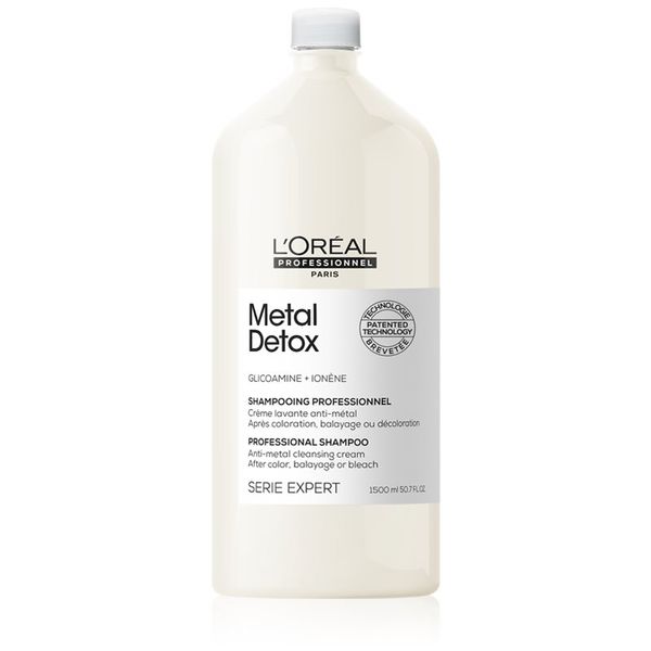 L’Oréal Professionnel L’Oréal Professionnel Serie Expert Metal Detox globinsko čistilni šampon za barvane in poškodovane lase 1500 ml
