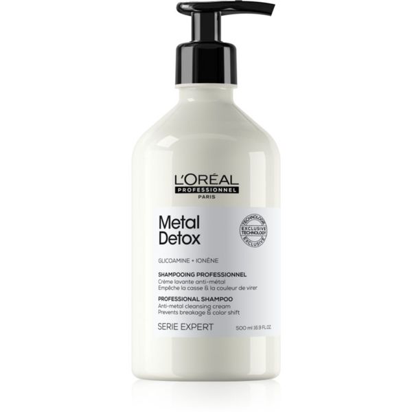 L’Oréal Professionnel L’Oréal Professionnel Serie Expert Metal Detox globinsko čistilni šampon za barvane in poškodovane lase 500 ml