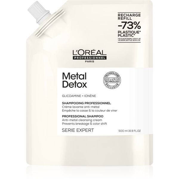 L’Oréal Professionnel L’Oréal Professionnel Serie Expert Metal Detox globinsko čistilni šampon za barvane in poškodovane lase 500 ml