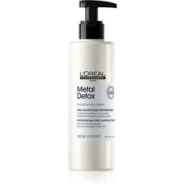 L’Oréal Professionnel L’Oréal Professionnel Serie Expert Metal Detox nega pred šamponiranjem za barvane in poškodovane lase 250 ml