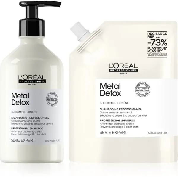 L’Oréal Professionnel L’Oréal Professionnel Serie Expert Metal Detox ugodno pakiranje za poškodovane lase