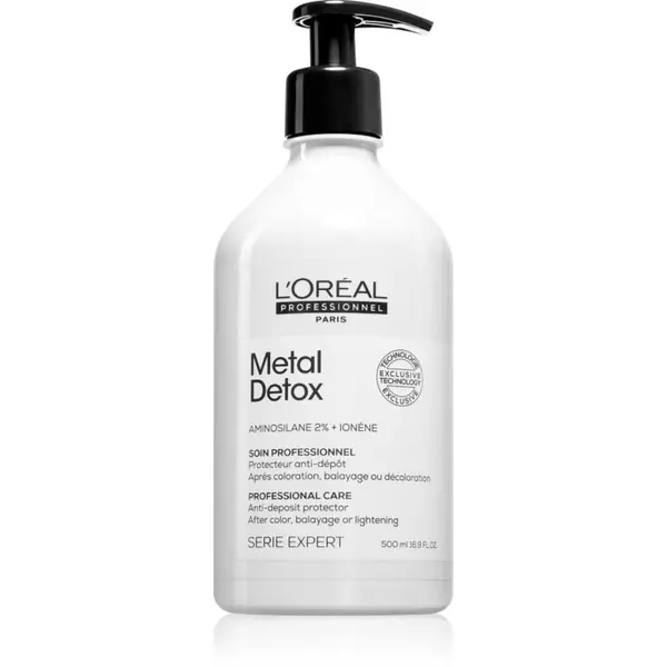 L’Oréal Professionnel L’Oréal Professionnel Serie Expert Metal Detox zaščitna nega za barvane lase 2 % Aminosilane 500 ml