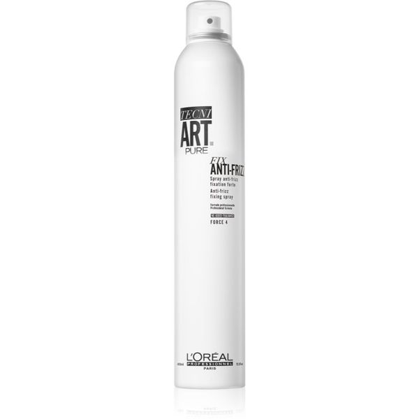 L’Oréal Professionnel L’Oréal Professionnel Tecni.Art Fix Anti Frizz Pure pršilo za fiksiranje proti krepastim lasem brez dišav 400 ml