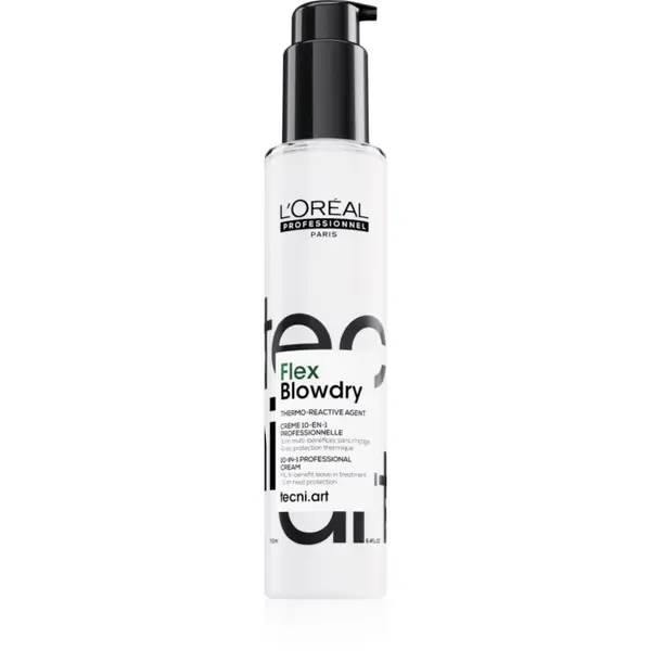 L’Oréal Professionnel L’Oréal Professionnel Tecni.Art Flex Blowdry hranilna in termo zaščitna krema 150 ml