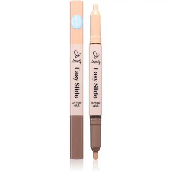 Lovely Lovely Easy Slide Contour Stick obojestranski korektor odtenek 02 1 kos