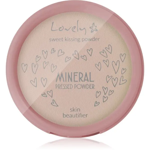 Lovely Lovely Mineral Pressed Powder zapečen matirajoči puder 10 g