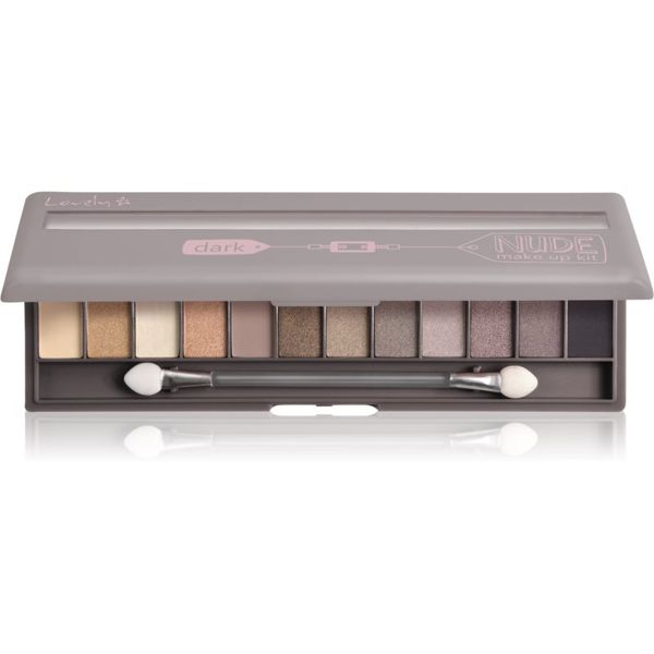 Lovely Lovely Nude Make Up Kit Dark paleta senčil za oči 13 g