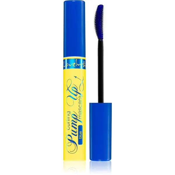 Lovely Lovely Pump Up maskara za volumen in privihanje trepalnic odtenek Blue 8 g