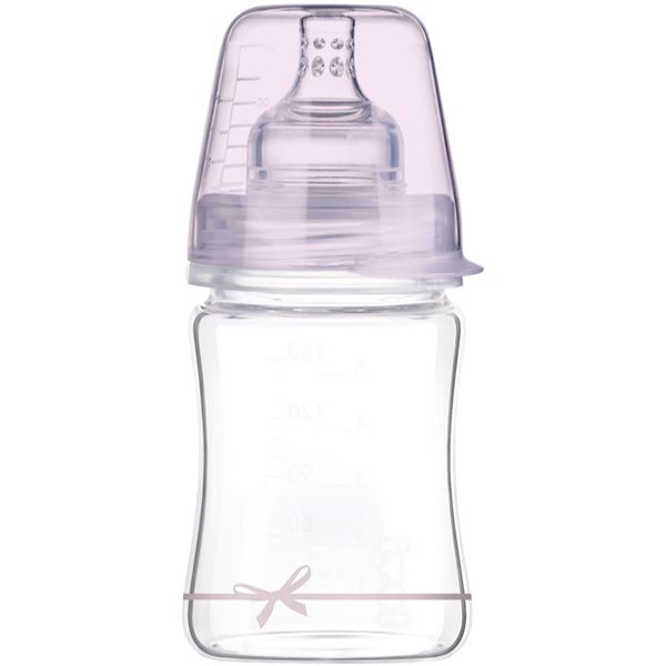 LOVI LOVI Baby Shower Girl steklenička za dojenčke Glass 150 ml