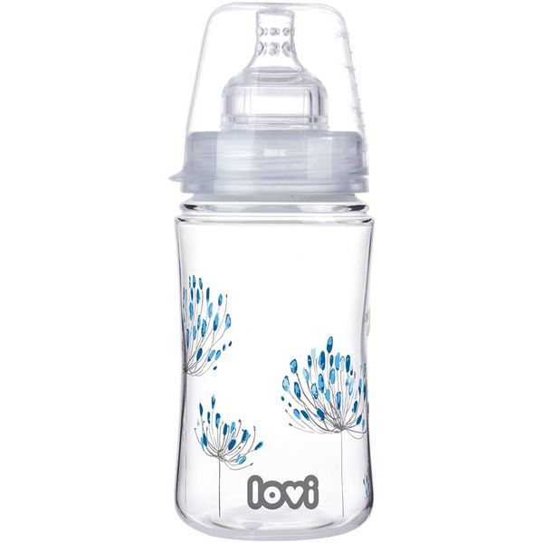 LOVI LOVI Botanic Trends steklenička za dojenčke 3+ m 240 ml