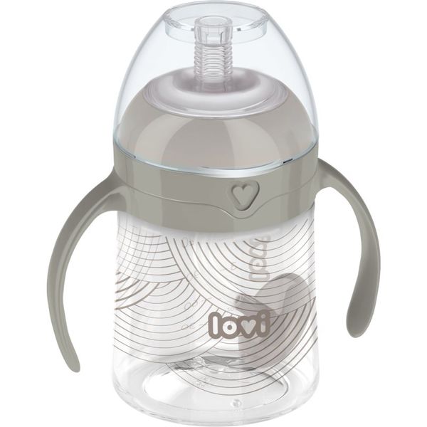 LOVI LOVI First Cup skodelica s slamico 150 ml