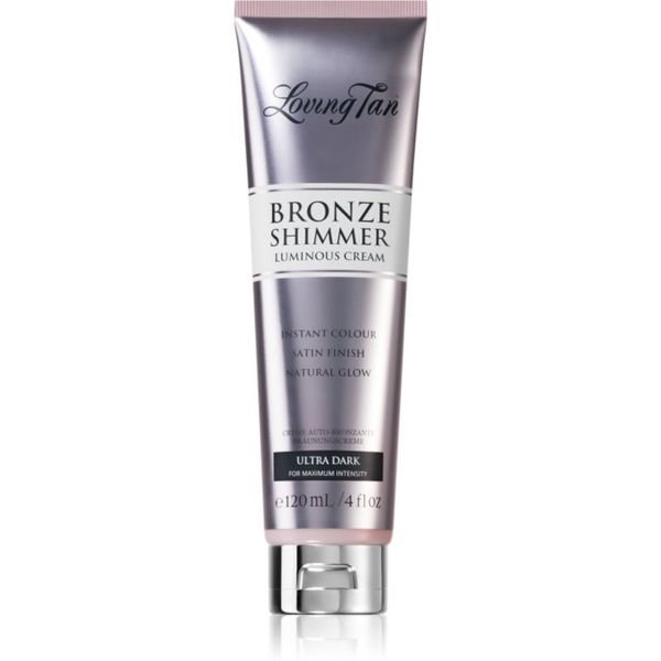 Loving Tan Loving Tan Bronze Shimmer samoporjavitvena krema odtenek Ultra Dark 120 ml