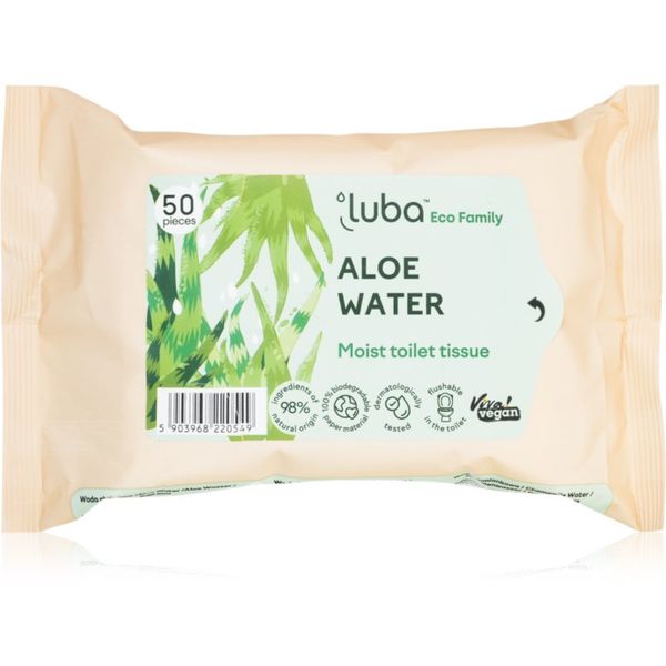 Luba Luba ECO Family vlažilni toaletni papir Aloe vera 50 kos