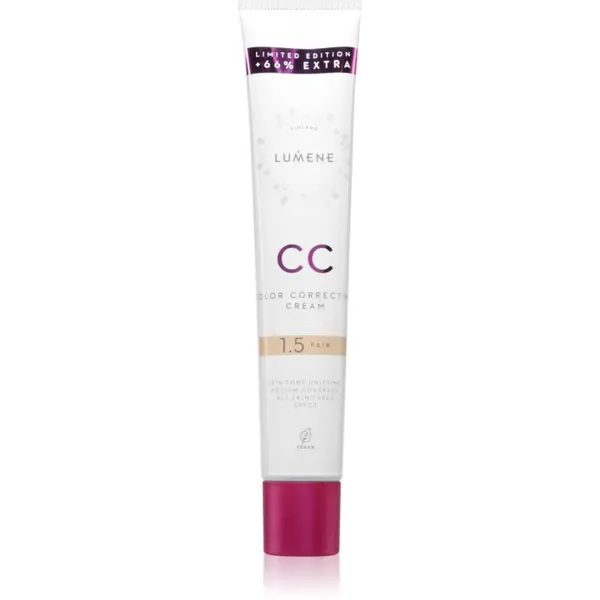 Lumene Lumene CC Color Correcting Cream CC krema za poenoten ten kože SPF 20 odtenek 1.5 Fair (Warm) 50 ml