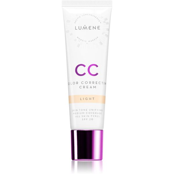 Lumene Lumene Color Correcting CC krema za poenoten ten kože SPF 20 odtenek Light 30 ml