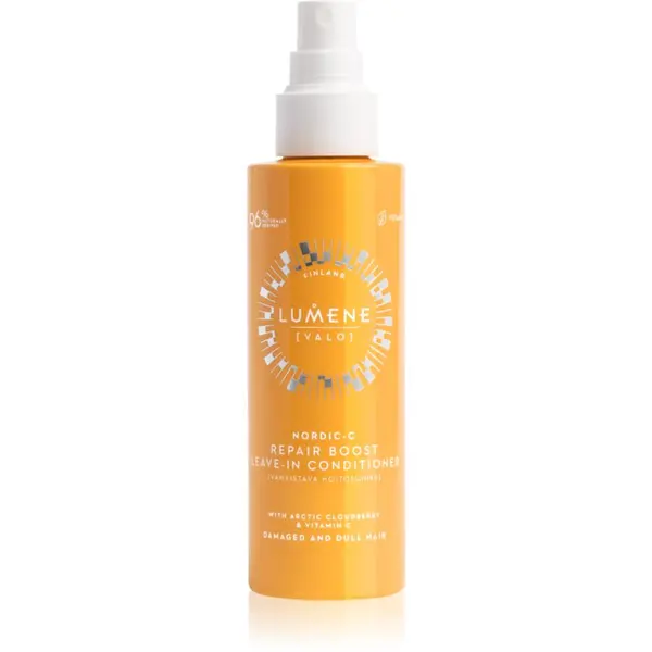 Lumene Lumene Nordic-C [VALO] Repair Boost balzam brez spiranja v pršilu za poškodovane lase 150 ml