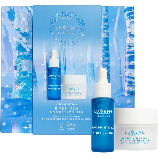 Lumene Lumene Nordic Hydra darilni set Birch Dew Hydration (za intenzivno vlažnost)