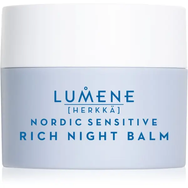 Lumene Lumene Nordic Sensitive [HERKKÄ] Rich Night Balm pomirjajoči nočni balzam za občutljivo kožo 50 ml