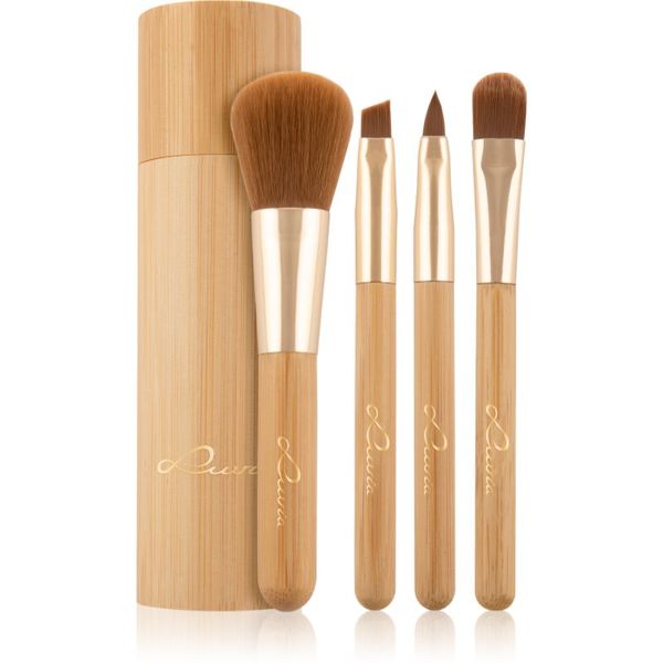 Luvia Cosmetics Luvia Cosmetics Bamboo Travel set čopičev (potovalna)