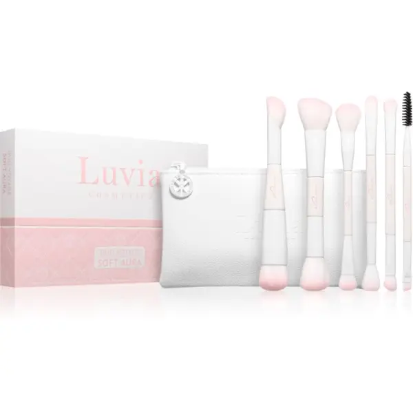 Luvia Cosmetics Luvia Cosmetics Duo Voyage potovalni set čopičev s torbico