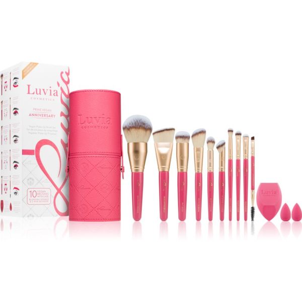 Luvia Cosmetics Luvia Cosmetics Prime Vegan Anniversary set čopičev z etuijem