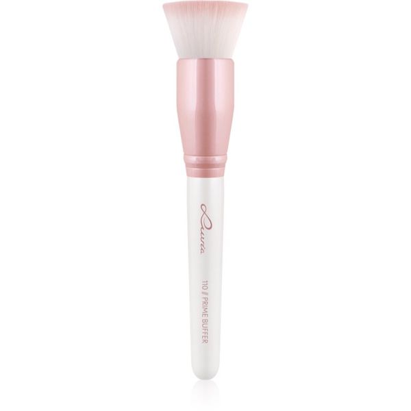 Luvia Cosmetics Luvia Cosmetics Prime Vegan Prime Buffer stožčasti čopič za tekoči puder Candy (Pearl White / Rose) 1 kos