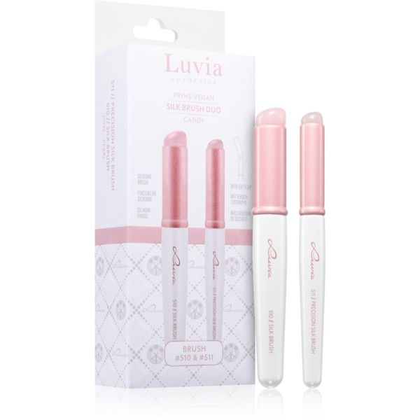 Luvia Cosmetics Luvia Cosmetics Silk Brush Duo Candy set čopičev