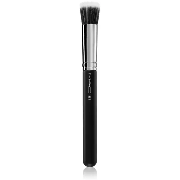 MAC Cosmetics MAC Cosmetics Brush 130S Short Duo Fibre majhen čopič za nanašanje tekočih, kremnih in pudrastih izdelkov 1 kos