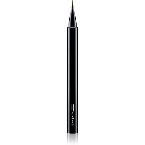 MAC Cosmetics MAC Cosmetics Brushstroke 24 Hour Liner tekoče črtalo v peresu odtenek Brushbrown 0.67 g