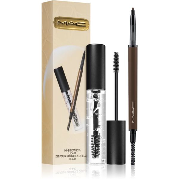 MAC Cosmetics MAC Cosmetics Bubbles & Bows Hi-Brow Kit darilni set za obrvi odtenek Light 2 kos