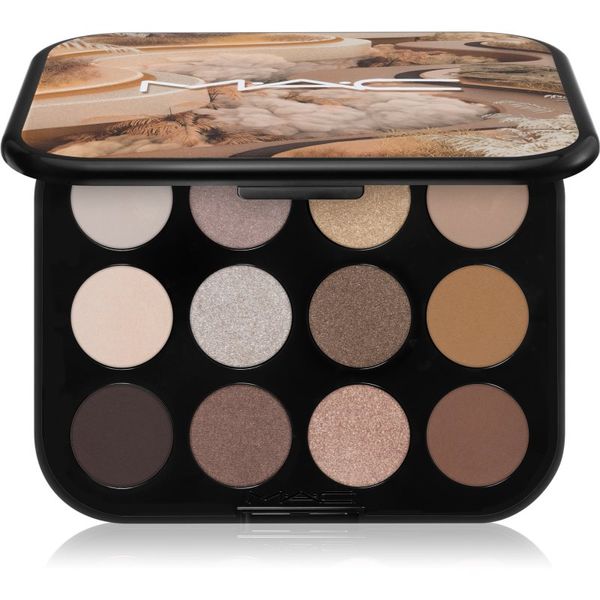 MAC Cosmetics MAC Cosmetics Connect In Colour Eye Shadow Palette 12 shades paleta senčil za oči odtenek Unfiltered Nudes 12,2 g