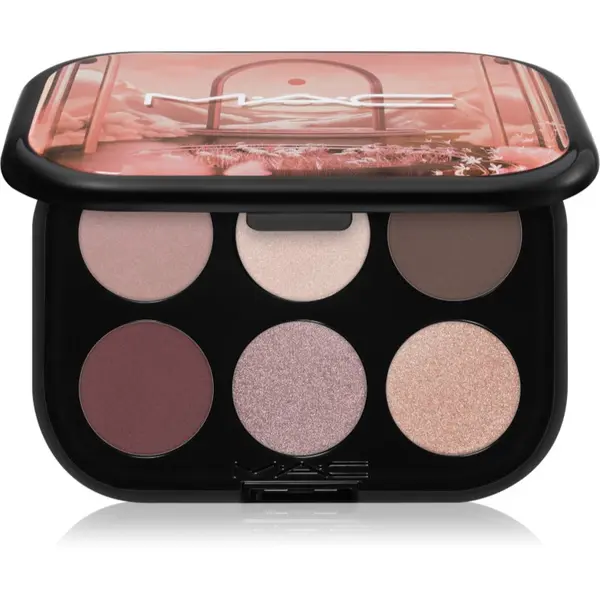MAC Cosmetics MAC Cosmetics Connect In Colour Eye Shadow Palette 6 shades paleta senčil za oči odtenek Embedded In Burgundy 6.25 g