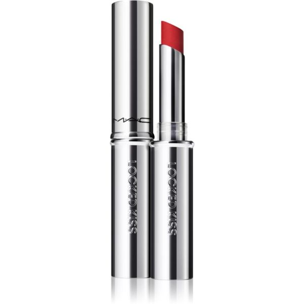 MAC Cosmetics MAC Cosmetics Locked Kiss 24h Lipstick dolgoobstojna šminka z mat učinkom odtenek Ruby True 1,8 g