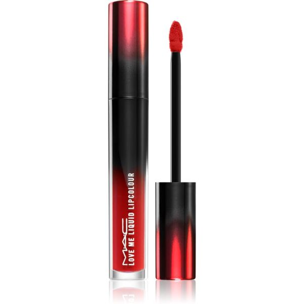 MAC Cosmetics MAC Cosmetics Love Me Liquid Lipcolour kremasta šminka s satenastim zaključkom odtenek Ruby Do! 3,1 ml