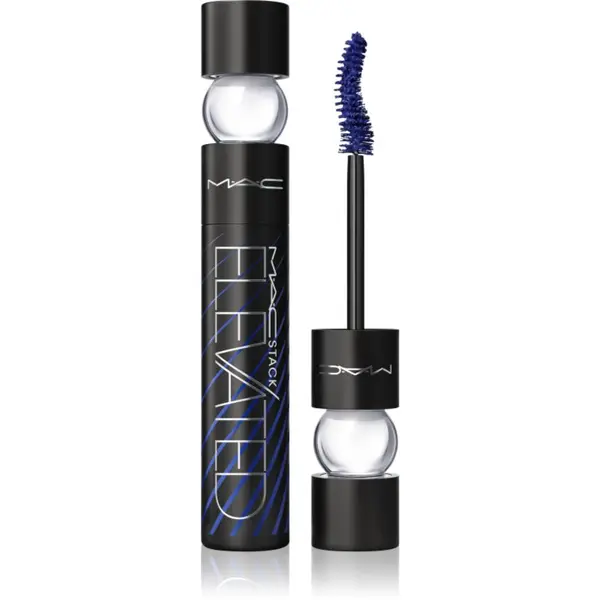 MAC Cosmetics MAC Cosmetics MACStack Elevated Mascara dolgoobstojna maskara za volumen in vihanje trepalnic odtenek Denim Stack 12 ml