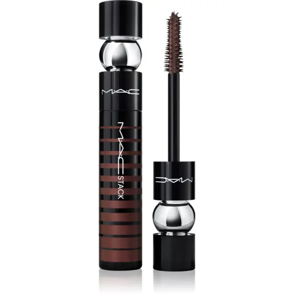 MAC Cosmetics MAC Cosmetics MACStack Mascara Superstack Mega Brush maskara za volumen in podaljšanje trepalnic odtenek Chestnut 12 ml